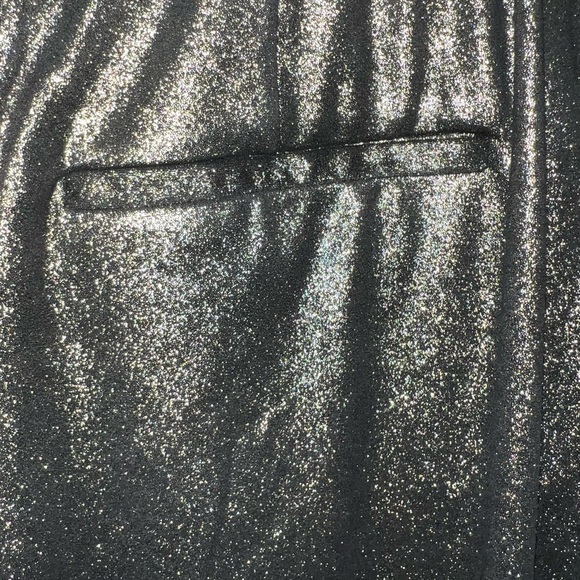 Joie Coated Metallic Gold Wide Leg Dress Pants - Picture 7 of 13